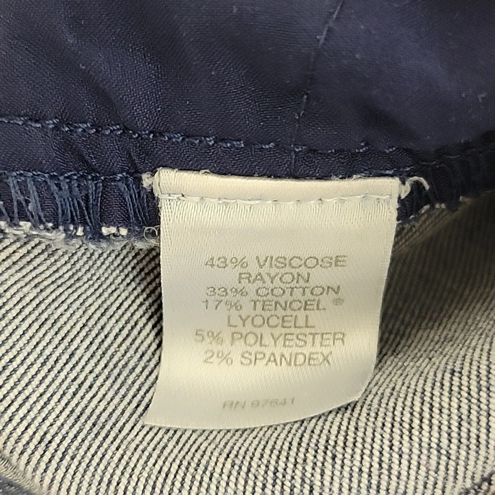 J. Jill Women's 5 Pocket Legging Jeans in Classic Blue Sz 6. Stretch Grandma